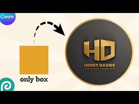 Create a Professional Monogram Logo Using Canva Shapes Step by Step