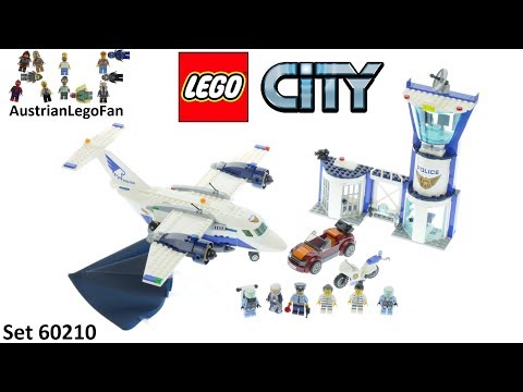 Vidéo LEGO City 60210 : La base aérienne de la police