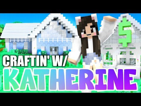 💙Minecraft BANK + POST OFFICE! Craftin' w/ Katherine Ep. 25