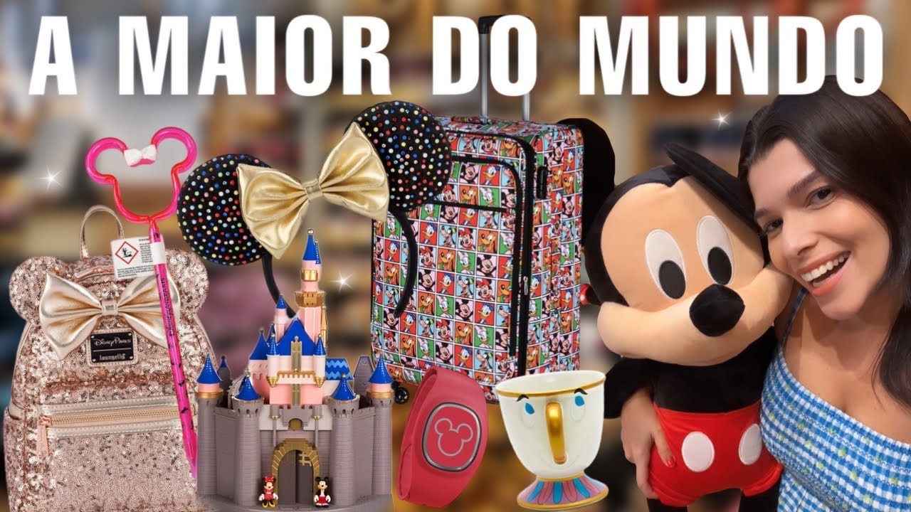 TOUR NA WORLD OF DISNEY EM ORLANDO- MAIOR LOJA DO MUNDO