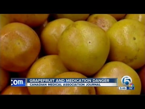 Graprefruit and medication danger