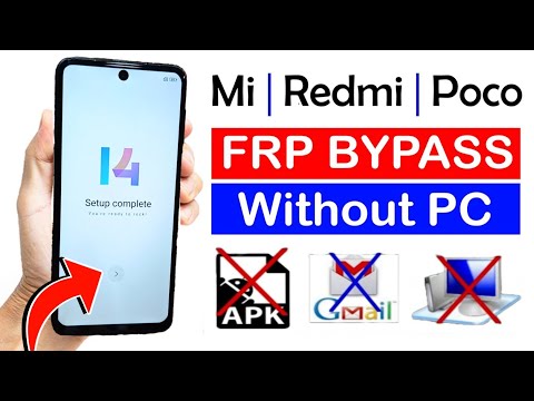 All Redmi/Xiaomi/Poco MIUI 14 Frp Bypass || New Trick 2024 || No Pc/Reset Google Lock 100% Working