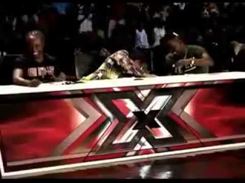 Award winning Celine Odion on X-Factor y'all. Lol