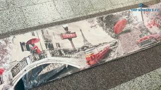 Kuchyňský panel ABS plast Francouzská romance 3000x600mm 1,5mm
