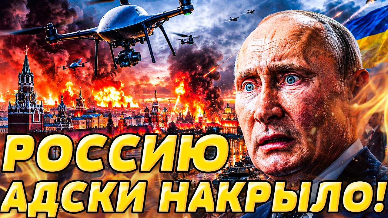 ⚡️ЭТО КОНЕЦ! КРЕМЛЬ НЕ СПАСТИ: МОСКВА СГОРЕЛА ДОТЛА! ВСУ ПОСТАРАЛИСЬ КАК НИК