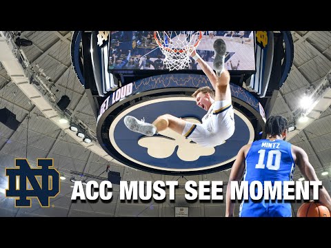 Notre Dame Freshman Blake Wesley & Dane Goodwin Step Up To Shock Kentucky | ACC Must See Moment