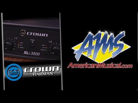 Обзор усилителя Crown XLi 3500