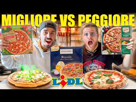 PIZZA MIGLIORE vs PIZZA PEGGIORE DEL SUPERMERCATO LIDL - PENSAVAMO DI ROVINARCI LA VITA MA INVECE...