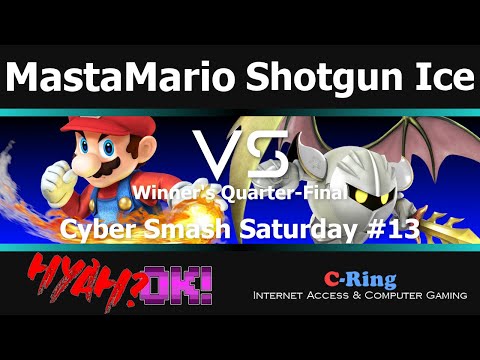 Cyber Smash Saturday #013 (Winner's) | MastaMario VS. Shotgun Ice