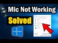 Fix Microphone Not Working on Windows 10 Fix Microphone Not Working on Windows 10