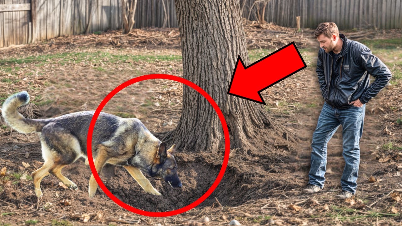 😭PERRO CAVA UN HOYO TODOS LOS DÍAS. EL HOMBRE DESCUBRE LA RAZÓN, SE HORRORIZA Y COMIENZA A LLORAR...