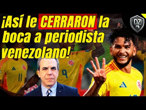 A SHAME! Venezuelan journalist underestimated Colombia and now he's crying!