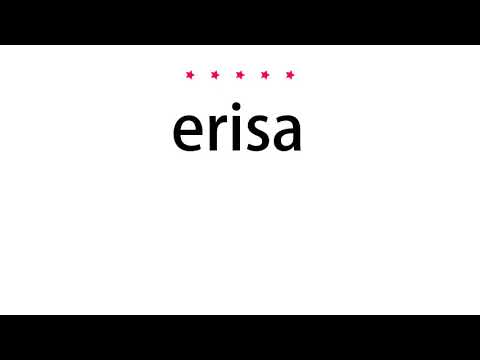 How to pronounce erisa - Vocab Today