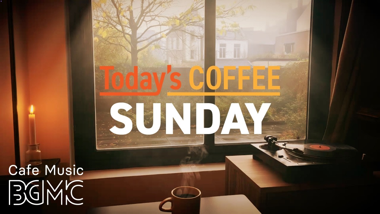 Cafe Music LIVE | Today's COFFEE SUNDAY: Autumn Window Jazz for Sunday Reading