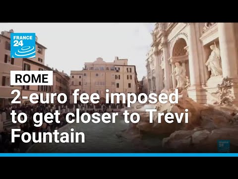 City of Rome imposes 2-euro fee on visiting Trevi Fountain • FRANCE 24 English