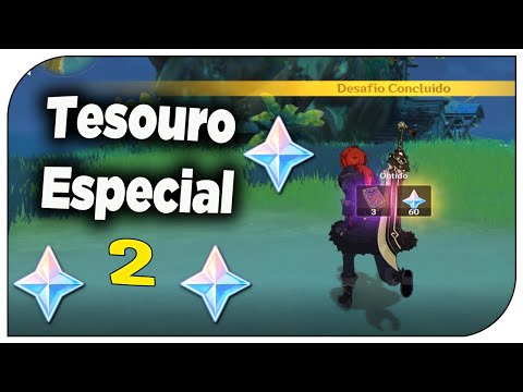 GENSHIN IMPACT - LOCAL DO TESOURO ESPECIAL 2 (60 GEMAS GRÁTIS)