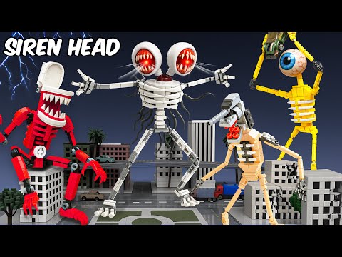 Recreating Every SIREN HEAD Monster – My Most Haunting Build! | AM Bricks Galaxy