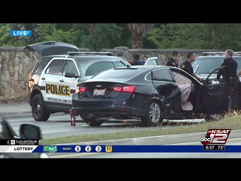 2 in custody after robberies, vehicle chase and wrong-way crash with police cruiser