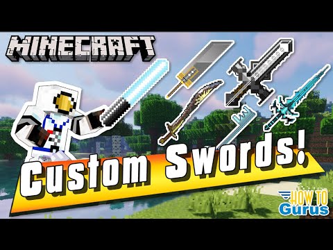 How You Can Make Easy Custom Swords in Minecraft (Texture Pack Minecraft Modding)