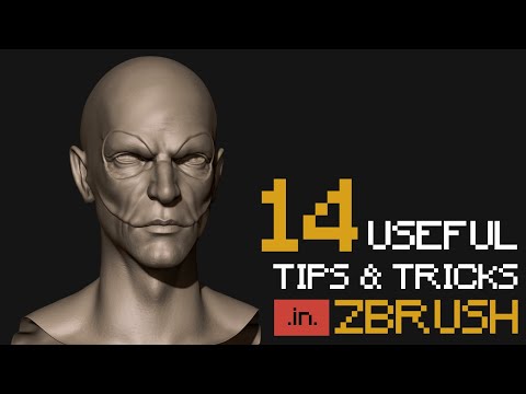 14 Useful TIPS and TRICKS in ZBRUSH