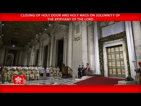 Closing of Holy Door and Holy Mass on Solemnity of the Epiphany of the Lord, January 06, 2026