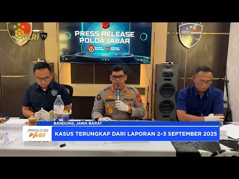 POLDA JABAR UNGKAP TINDAK PIDANA PASCA AKSI UNJUK RASA DI DPRD JABAR