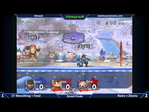 XSmash - CT Mew2King + Fatal vs Nairo + Zinoto - Grand Finals - SSBB