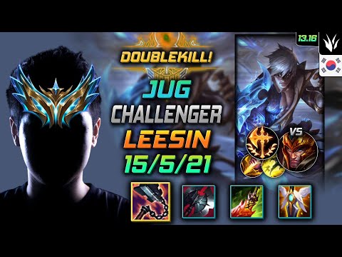 Lee Sin Jungle Build Goredrinker Conqueror - LOL KR Challenger Patch 13.16