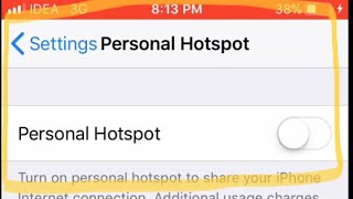 How to Turn on Personal Hotspot on iPhone 5/5s/6/6s/7 ios 7/8/9/10