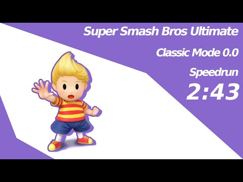 Lucas' Classic Mode in 2:43 | [0.0] | Super Smash Bros Ultimate