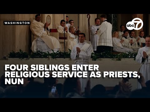 Family of faith: Maryland siblings follow religious calling as 3 become priests, 1 becomes a nun