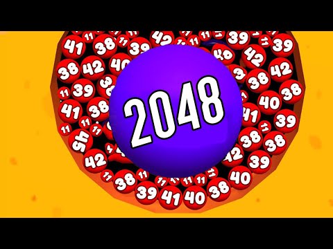DIGS & BALLS - 2048 Sand Balls (Dig 2048 Games) Asmr Satisfying Math Games Mobile