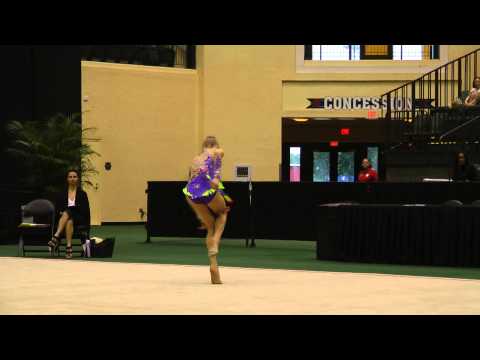 Brigita Budginas - Clubs - All Around Final - 2013 U.S. Rhythmic Championships