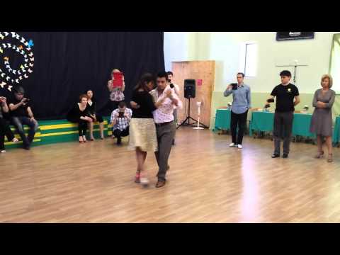 Sebastián Achaval and Roxana Suarez - Giros 2/2, argentine tango lesson (2014 Riga Tango Fiesta, LV)