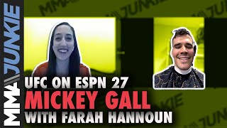 Mickey Gall wants to show off hands, seeks KO win | UFC on ESPN 27 interview video