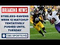 BREAKING: Steelers-Ravens matchup postponed again, tentatively scheduled for Tuesday | CBS Sports HQ