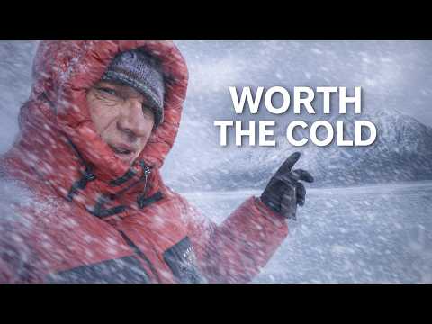 Winterlicht in den kanadischen Rocky Mountains