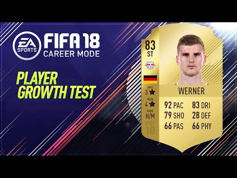 FIFA 18 | Timo Werner | Growth Test + Gameplay