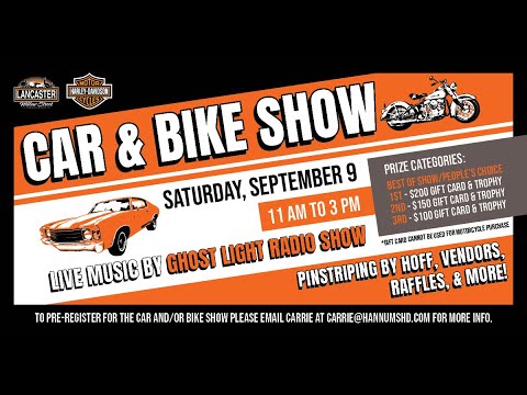 Lancaster Harley Davidson Car and bike show