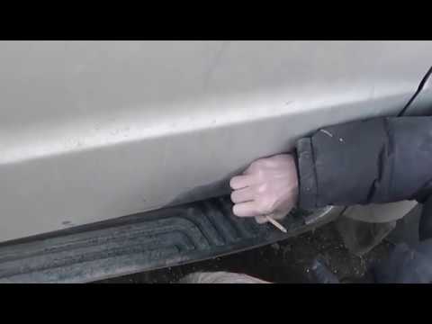 Дверь УАЗа начала ржаветь через 2 дня. Красим дверь