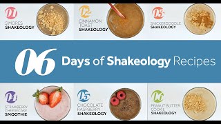 6 Days of Shakeology Recipes