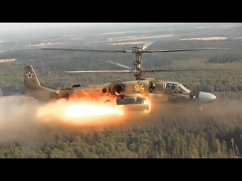 World’s Most Aggressive Attack Helicopter? Ka-52 Alligator in Action!