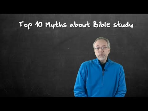 Top 10 Myths about Bible Study - Dr  Michael Heiser