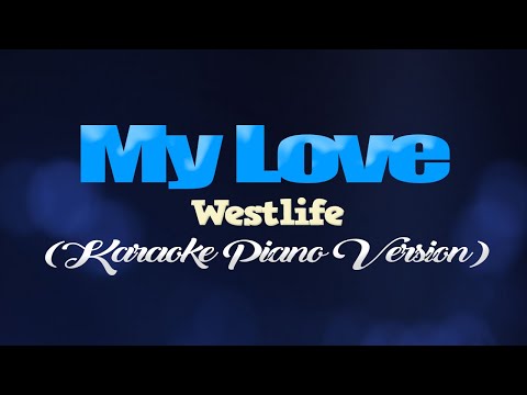 MY LOVE - Westlife (KARAOKE PIANO VERSION)