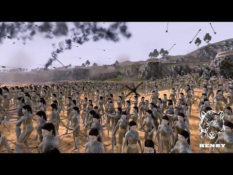 5.000 Elven Huntress vs 18.000 Zombie Cops- Ultimate Epic Battle Simulator 2- UEBS 2