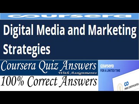 Marketing in a Digital World Coursera Quiz Answers Week 1 4 All Quiz Answers With Assignments