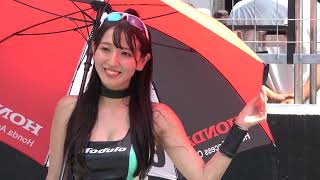 2024 SUPER GT Rd.4 FUJI #64 池永百合 仲美由紀 Moduloスマイル 津田知美 KENWOODレディ 予選日ピットウォーク レースクイーン 4K