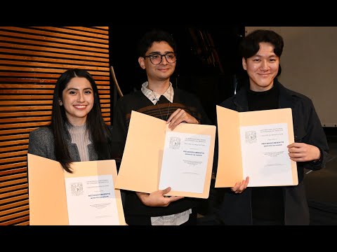 Entrega de galardones Abraham Zabludovsky y Alinka Kuper - Gaceta UNAM