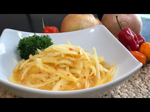 How to make a Haitian style onion pikliz