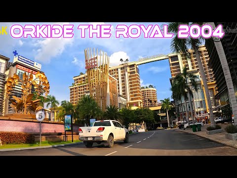 Passeio panorâmico 4K em Phnom Penh em Orkide The Royal 2004 Viewing Tour